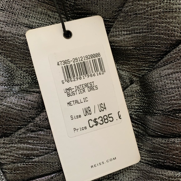 Reiss Dress Uma Bustier NWT Sz 4❤️ - Picture 4 of 4
